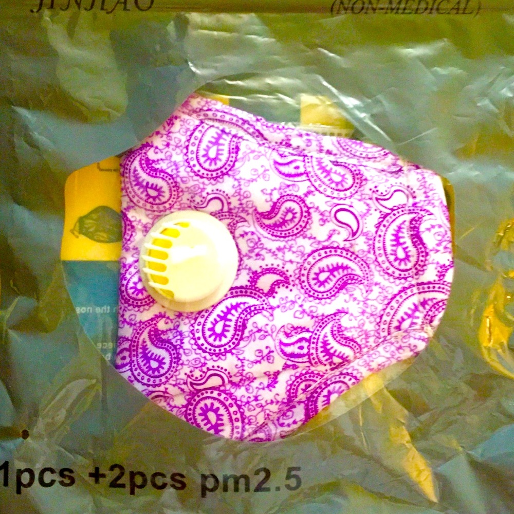 Jinhao Paisley Face Mask + 2 replaceable filters